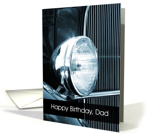 Dad Birthday Vintage Car card (631721)