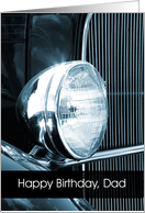 Dad Birthday Vintage Car card