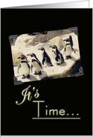 Penguin Suit Groomsman card