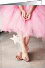 Ballerina Toes card