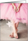 Ballerina Thank You card