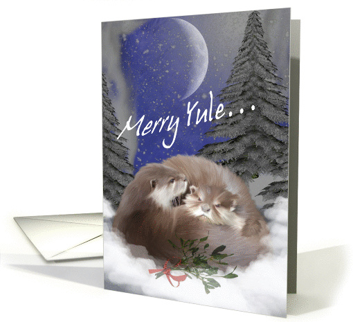 Winter Yule Night card (309665)