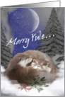 Winter Yule Night card