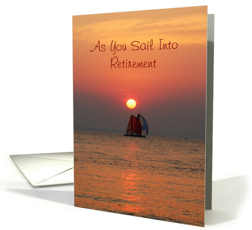 Sailing Into Retirement card (326914)