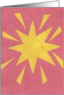 Christmas Star card