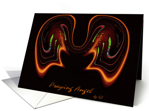 Praying Angel Christmas card (298952)
