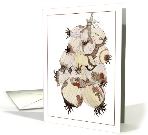 Onions card (317109)