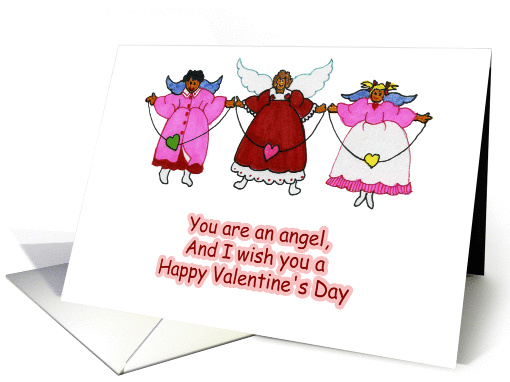 Valentine Angel's card (350608)