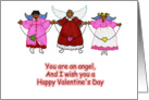 Valentine Angel’s card