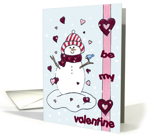 Valentine Snowman card (353256)