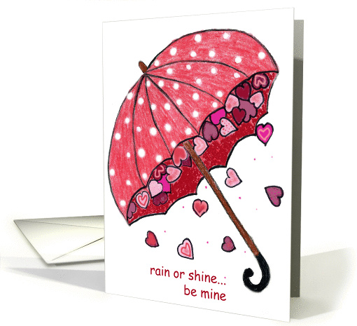 Valentine Umbrella card (353394)