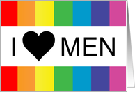 i heart men card