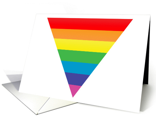 rainbow triangle card (299112)