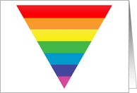 rainbow triangle card