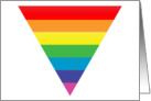 rainbow triangle card