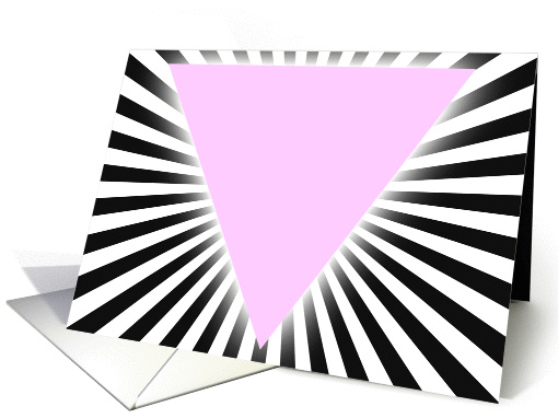 pink triangle card (299124)