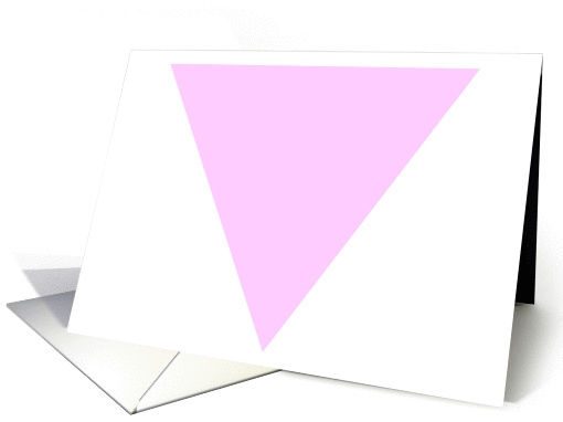 pink triangle card (299126)