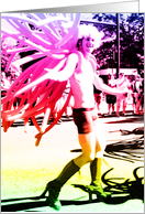 rainbow pride parade (blank inside) card