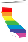 rainbow california new address announcement card