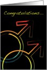 congratulations on your commitment ceremony card
