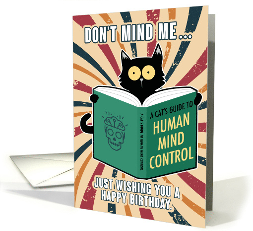 Cat Mind Control Birthday card (1917532)