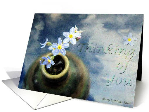Forget Me Nots; Thinking of You card (301152)
