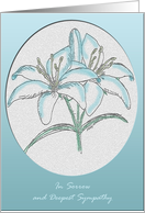 Blue Lily drawing...