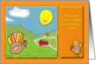 Turkey Hand Thanksgiving Card