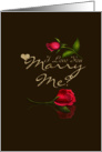 Marry Me Greeting Card Chic And Stylish card