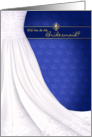 Will You Be My Bridesmaid In Stylish Blues card