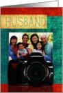 Husband Father’s Daywith a DSL Camera and Room for your Photograph card