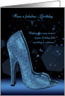 Stylish Glamour Shoe Birthday For Her card