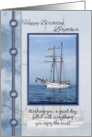 Brother Yacht Birthday Greeting card