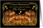 Thanksgiving The Rosick’s card