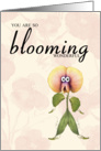 you are so blooming wonderful - thank you with flower person card