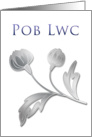 Pob Lwc Good Luck Modern Welsh Language card