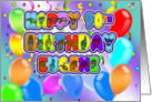 90th Birthday Deaf Language Happy Birthday Greeting Card In Sign card