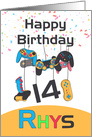 Game Controler Rhys Birthday Card