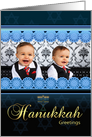 hanukkah photo greeting card for your customization card