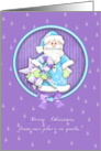 From Our Place To Yours, Merry Christmas With Santa And Gifts card