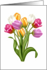 Spring Easter Card With Tulips card