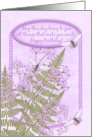 floral and butterfly birthday Card