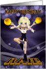 Happy Birthday Cheerleader Card