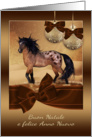 Italian Horse Christmas Holiday Card