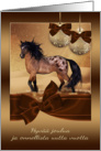 Finnish Horse Christmas Holiday Card