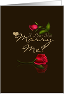 Marry Me Greeting Card Chic And Stylish card