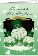 St. Patrick’s Day Cupcake Across The Miles Card