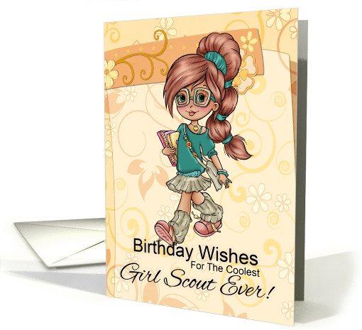 Girl Scout Birthday card (1054017)