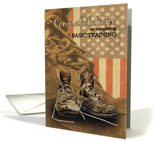 Basic Training Congratulations Combat Boot Greeting card (1126472)