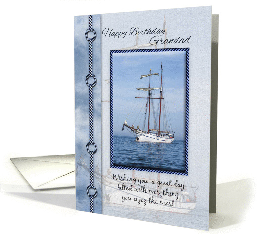 Grandad Yacht Birthday card (1153010)